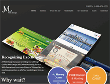 Tablet Screenshot of jmlwebdesign.com